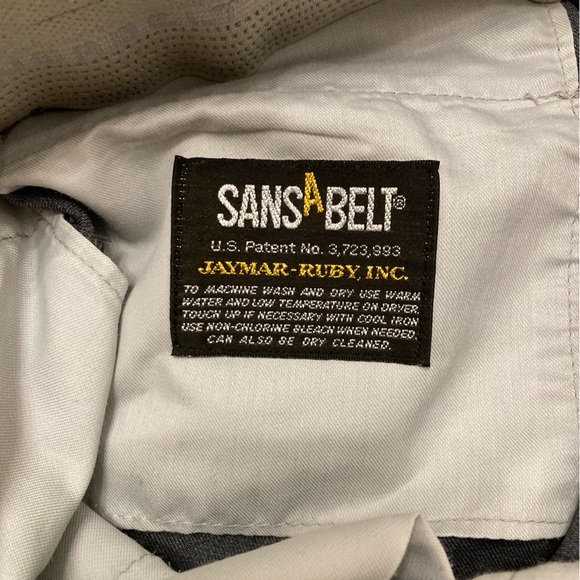 Sansabelt Men’s Vintage Dress Slacks, Business Casual, Office, Gray - Waist 42 - Picture 8 of 11